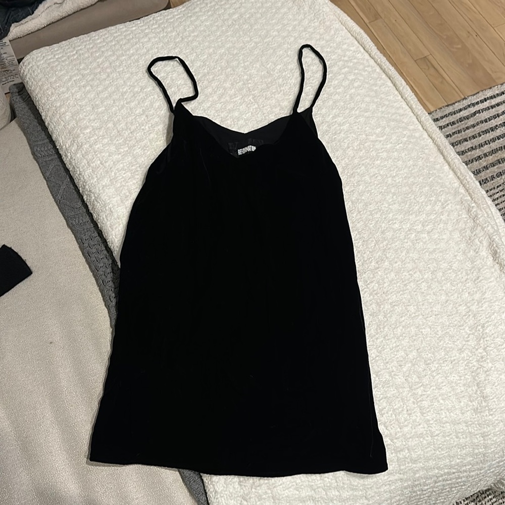 Reformation Velvet Dress